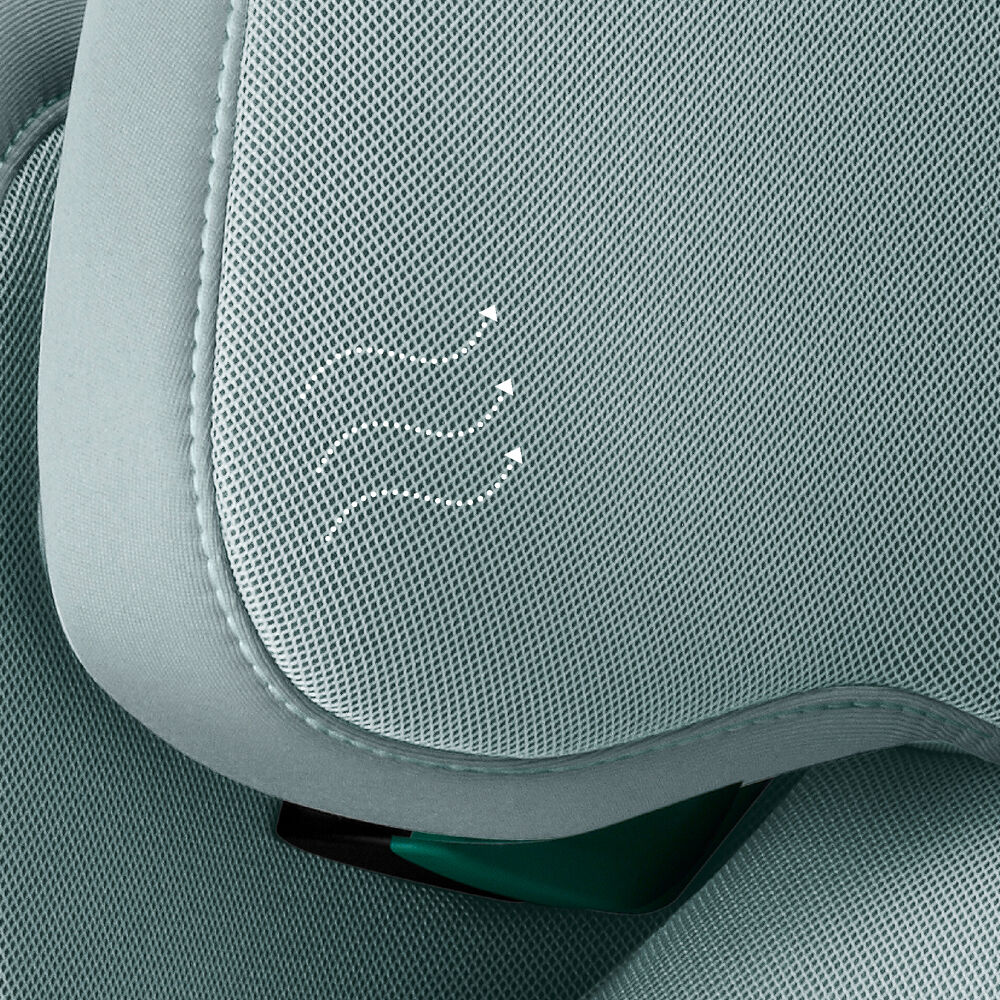 Britax KIDFIX PRO dettaglio tessuto e imbottitura