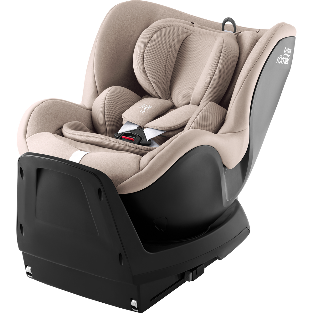 Britax Dualfix Plus vista di tre quarti su base rotante